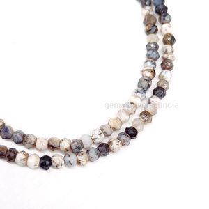 Vente en gros de bijoux pour femmes en perles de Dendrite naturelle opale à facettes - Product Image 5