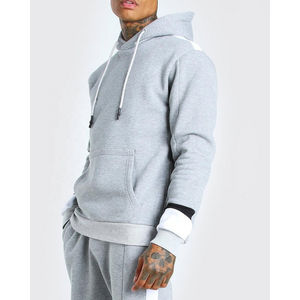 Chándal de algodón de 500g/m2 para hombre y mujer, chándal de algodón de gran tamaño esencial, chándal en blanco con patrón sólido - Product Image 2