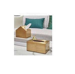 Caja de pañuelos de latón de diseño moderno, soporte para pañuelos de latón de la mejor calidad, venta personalizada - Product Image 6