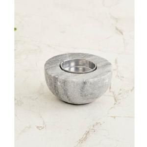 ผู้ถือแสงชาหินอ่อนสีขาวทำจากหินอ่อนที่ดีที่สุดนำชิ้นส่วนของความงามแบบอินเดียที่ทันสมัยที่สะท้อนถึงงานฝีมือกลับบ้าน - Product Image 5