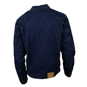 Chaqueta Vaquera de Color Sólido a la Moda para Hombre, Ropa Casual de Calle, Estilo Holgado, Lavado Ácido, Abrigo de Invierno con Cuello Camisero, OEM - Product Image 2