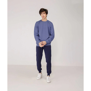 Sweat-shirt personnalisé pour hommes Ensemble pantalon de survêtement Ensemble de jogging uni en coton 2 pièces Ensemble de sweat-shirt et pantalon de survêtement unisexe - Product Image 4