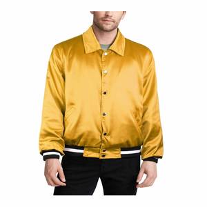 Nouvelle veste en satin à manches raglan, vente chaude, qualité supérieure, design personnalisé, logo, veste en soie varsity pour adulte - Product Image 6