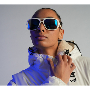 Lunettes de soleil de sport de luxe Alpine A290, lunettes de qualité supérieure avec un design moderne blanc brillant - Product Image 5