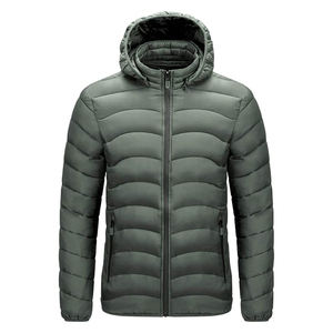 Chaquetas acolchadas para hombre, fabricante OEM, ropa informal cálida con capucha, Abrigo acolchado a la moda, prendas de vestir exteriores, chaqueta acolchada para hombre - Product Image 5