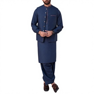 Fashionista International 2026 Nouveau Costume Shalwar Kameez pour Homme en Coton Réversible de Haute Qualité, Imprimé Numérique, Ethnique, Décontracté, Indien - Product Image 3