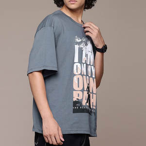 Camiseta de Alta Calidad 100% Algodón, Personalizada con Texto Impreso, Talla Grande, Poliéster/Algodón, Camiseta Masculina Más Vendida - Product Image 3