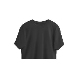 Camiseta Larga de Manga Corta con Cuello Redondo y Bordado para Mujer, Talla Grande, 100% Algodón Orgánico, Transpirable, Ecológica, Informal - Product Image 2