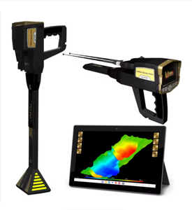 เครื่องตรวจจับโลหะแบบมือถือ อลูมิเนียมอัลลอยด์ ความไวสูง หลายความถี่ มาตรฐาน IP54 กำลังไฟ 1000 วัตต์ สำหรับงาน DIY และ OEM - Product Image 1