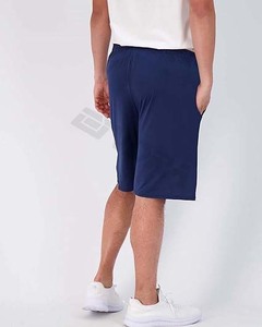 Pantalones cortos de gimnasio con entrepierna de 5 pulgadas para hombre con forro incorporado, venta al por mayor, pantalones cortos deportivos para correr en la playa con bolsillo trasero con cremallera - Product Image 3