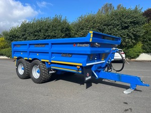 Broughan 14 Tonne Dump Farm <b>Trailer</b> with 560 <b>Wheels</b> Air & Hydraulic Brakes for Tractor Use Core Axle & Tire Components - Product Image 4