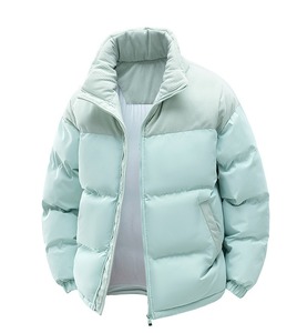 Chaqueta acolchada para hombre de color sólido de nuevo estilo de calidad personalizada, chaqueta de invierno gruesa y cálida para exteriores al por mayor para hombre - Product Image 3
