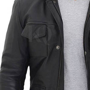 Abrigo de Cuero Profesional para Hombre, Diseño Largo y Duradero, Ajuste Cómodo, Ideal para la Moda de Invierno y Ropa Formal - Product Image 6