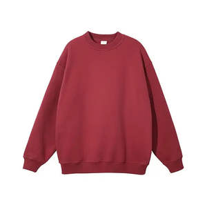 <b>Mens</b> Oversize <b>Sweatshirt</b> Blank O-Neck Fleece Lined Winter OEM High Quality Plus Size Streetwear - Product Image 3
