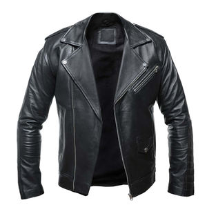 แจ็กเก็ตหนังกันลมสำหรับผู้ชายแจ็กเก็ตหนังแท้ขนาดพลัสไซส์มาใหม่ - Product Image 6