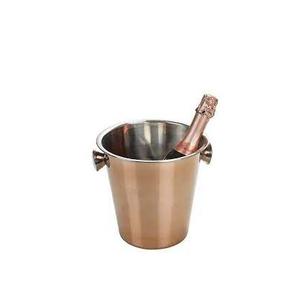Wholesale Customized Copper and Steel Hammered <b>Ice</b> <b>Bucket</b> Champagne Tub Wine Cooler <b>for</b> Hot <b>Sale</b> Product - Product Image 6
