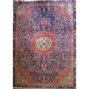 Alfombra de Diseño Vintage Moderno y Lujoso, Tejida con Lana y Algodón por Artesanos Tradicionales, Diseño Exclusivo para Piso, Gran Venta - Product Image 1