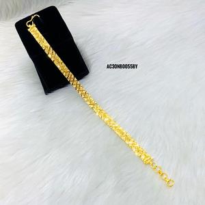 Women's Classic Gold Plated Flower <b>Charm</b> Necklace Set with Box Chain | Buy Gold Plated Neckwear Set Online - Product Image 3
