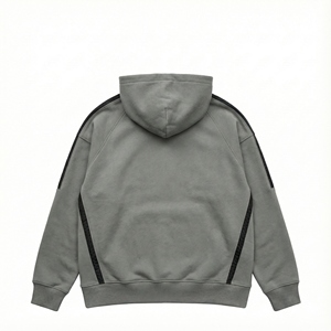 เสื้อฮู้ดดี้ผู้หญิงสำหรับฤดูหนาว น้ำหนัก 500 กรัม ผ้าโพลีเอสเตอร์/คอตตอน แขนปกติ พิมพ์ลายพัฟ ทรงครอป สตรีทแวร์ - Product Image 3