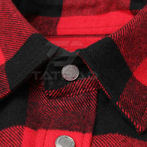 Chemise en flanelle pour homme de haute qualité, manches longues, respirante, légère, écologique, 100% coton, décontractée - Product Image 4