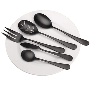 Wholesale Eco Friendly Table <b>Cutlery</b> Reusable 3 Pieces Silver Flatware Sets Stainless Steel Silverware Simple Design for Kids - Product Image 5