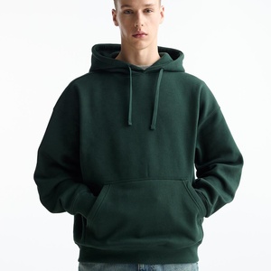 Antique <b>Green</b> Hoodie for <b>Men</b> High Quality Custom Manufacturer <b>Fleece</b> Oversized Hoodie with Thermal Stuff for Winters - Product Image 1
