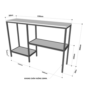 Minimalist 3-Tier <b>Console</b> <b>Table</b> in Unique Brown Wood Finish for Entry Villa Living Room Hotel Bedroom CST012 - Product Image 4