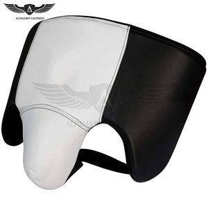 ชุดต่อสู้ MMA หนังวัวแท้ สีขาวดำล้วน คุณภาพดีที่สุด ขายดี สินค้ามาใหม่ ชุดมวยสำหรับผู้ชาย พร้อมอุปกรณ์ป้องกันอวัยวะเพศ - Product Image 5