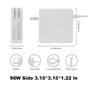 Adaptateur secteur USB-C PD GaN 96W 67W pour ordinateur portable, sortie rapide et stable pour MacBook Pro Air et <span class=keywords><strong>utilisation</strong></span> universelle pour ordinateurs portables - Product Image 2