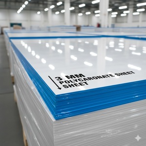 Plaque en polycarbonate de 3 mm, toiture moderne, légère, résistante aux chocs et en gros - Product Image 5