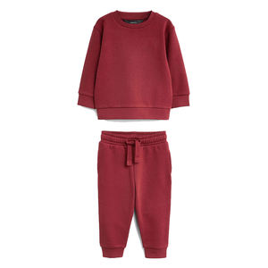 Niños Invierno 2 uds chándal personalizar sudaderas con capucha y pantalones de chándal conjunto niños ropa chándales - Product Image 1