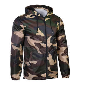 เสื้อกันลมสำหรับผู้ชายเสื้อแจ็คเก็ตกันลมมีโลโก้ด้านหน้าดีไซน์ใหม่ล่าสุด - Product Image 3