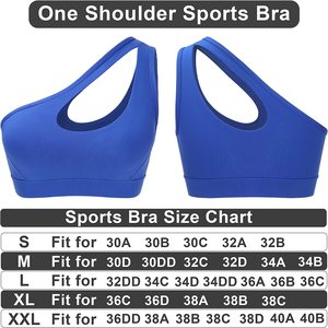 Sujetador Deportivo Personalizado de Alta Sujeción, Secado Rápido, para Fitness, con Logotipo Frontal y Decoración de Cristales, Tallas Grandes, para Gimnasio - Product Image 5
