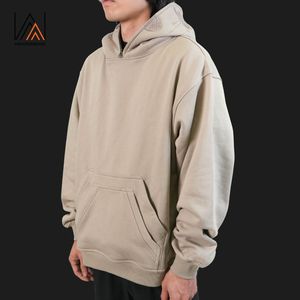 เสื้อฮู้ดผู้ชายแบบมีฮู้ดใส่หน้ากากแบบเต็มหน้าผ้าล้างด้วยกรดแบบปักลาย - Product Image 4