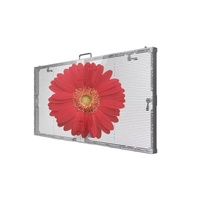 RMGLED Écran LED maillé transparent mural à haute transparence Affichage LED transparent durable et stable pour l'intérieur