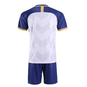 Ensemble de maillots de football personnalisables avec couleur personnalisée, shorts, uniforme de football unisexe pour adultes, respirant, séchage rapide, 100% polyester - Product Image 2