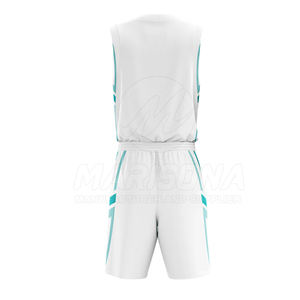 Uniforme de Baloncesto Reversible Más Vendido con MOQ Bajo, Material Duradero, Uniforme de Baloncesto Reversible de Marca Privada - Product Image 4