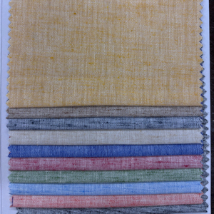 Tissu de chemise en polycoton toucher lin premium 58, idéal pour la production de chemises de haute qualité et bien plus encore - Product Image 1