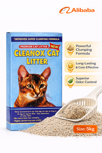 Arena para Gatos Cleanox - Fórmula Aglomerante Premium 2.5kg a Granel (Caja de 6 Unidades) - Product Image 2