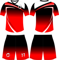 Schnell Trocknend Atmungsaktiv Digital Bedrucktes Kurzarm V-Ausschnitt Herren Fußballtrikot Uniform Individuelle Farben Vorderes Logo Hochwertig 100%