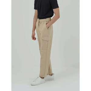 Pantalones Cargo FUJIKO de Corte Holgado, 100% Algodón Canvas, Cintura Elástica, Cierre Personalizable con Cremallera, Pliegues Rectos, Disponibles en Tallas XL a 6XL, en Varios Colores - Product Image 3