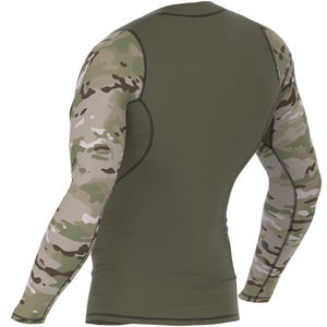 ขายส่งเสื้อผ้าป้องกันแสงแดดเสื้ออัด Rashguard แขนยาวระเหิด Surf ผื่นยามสําหรับผู้ชาย - Product Image 2