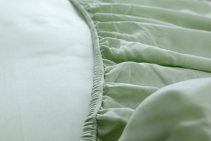 Kit de quatre pièces de mariage de luxe de haute qualité ensemble de literie doux et frais pour les années 600 + sophistiqué moderne solide écologique toutes saisons - Product Image 2