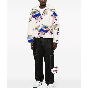 Fabricante personalizado de moda de alta calidad Soft Shell Fleece media cremallera Heavyweight Warm streetwear transpirable para hombres chaqueta - Product Image 5