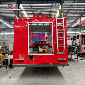 Camion de pompiers avec échelle aérienne 4x2, réservoir d'eau et de mousse, pour la lutte contre les incendies et le sauvetage en immeubles de grande hauteur - Product Image 3