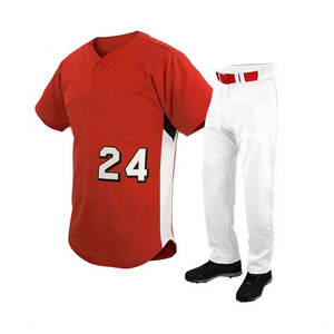 Uniforme de base-ball personnalisé en Polyester, nouveau Style, coupe régulière et coutures de qualité supérieure, ensembles d'uniformes de base-ball - Product Image 3