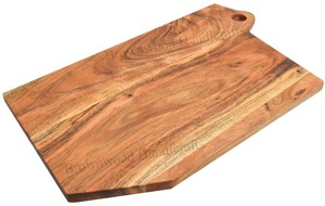 Tabla de cortar de madera de mango hecha a mano de calidad Premium Hexagonal, tabla de servir charcutería para uso doméstico, tabla de cortar hecha a mano - Product Image 6