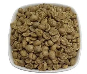 자연 도매 베트남 커피 콩 Arabica Robusta 녹색 커피 콩 고급 원시