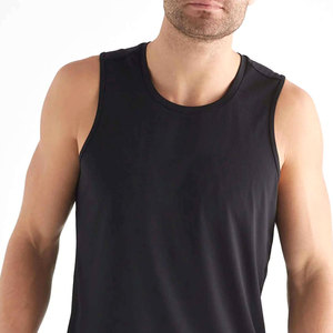 เสื้อกล้ามออกกำลังกายผ้าฝ้าย100% ลำลองสำหรับฤดูร้อนเสื้อกล้ามออกกำลังกายรุ่นพื้นฐานเสื้อกล้ามระบายอากาศได้ดีออกแบบโลโก้ได้ตามต้องการ - Product Image 2