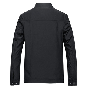 Veste d'hiver pour hommes Manteaux avec col à capuche Coupe-vent épais d'extérieur Grande taille Toile de coton - Product Image 4
